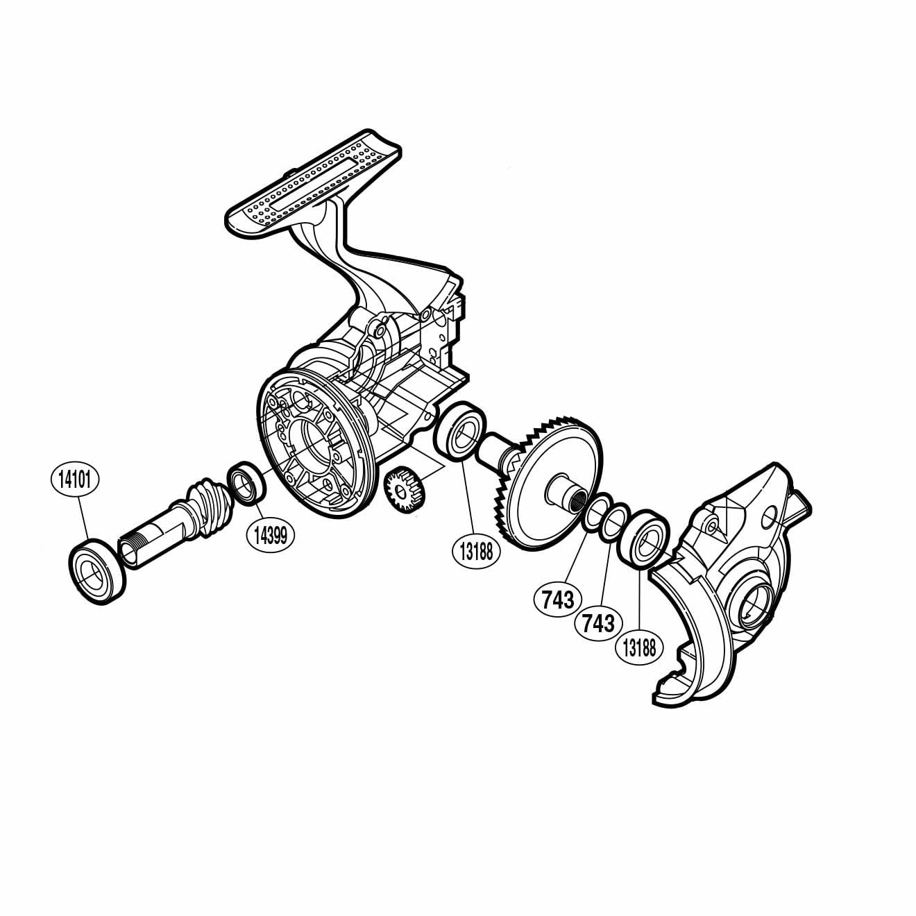 M2646 リョービ ADVENTURE 3BALL BEARINGS 120 M2646 リョービ
